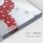 Festive Snowman I Premium Gallery Wrapped Canvas - Ready to Hang