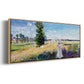 The Promenade, Argenteuil, 1875 - Floater Framed Canvas Print