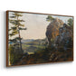 Landscape with the Balbersteine near Miesenbach, 1839 - Floater Framed Canvas Print