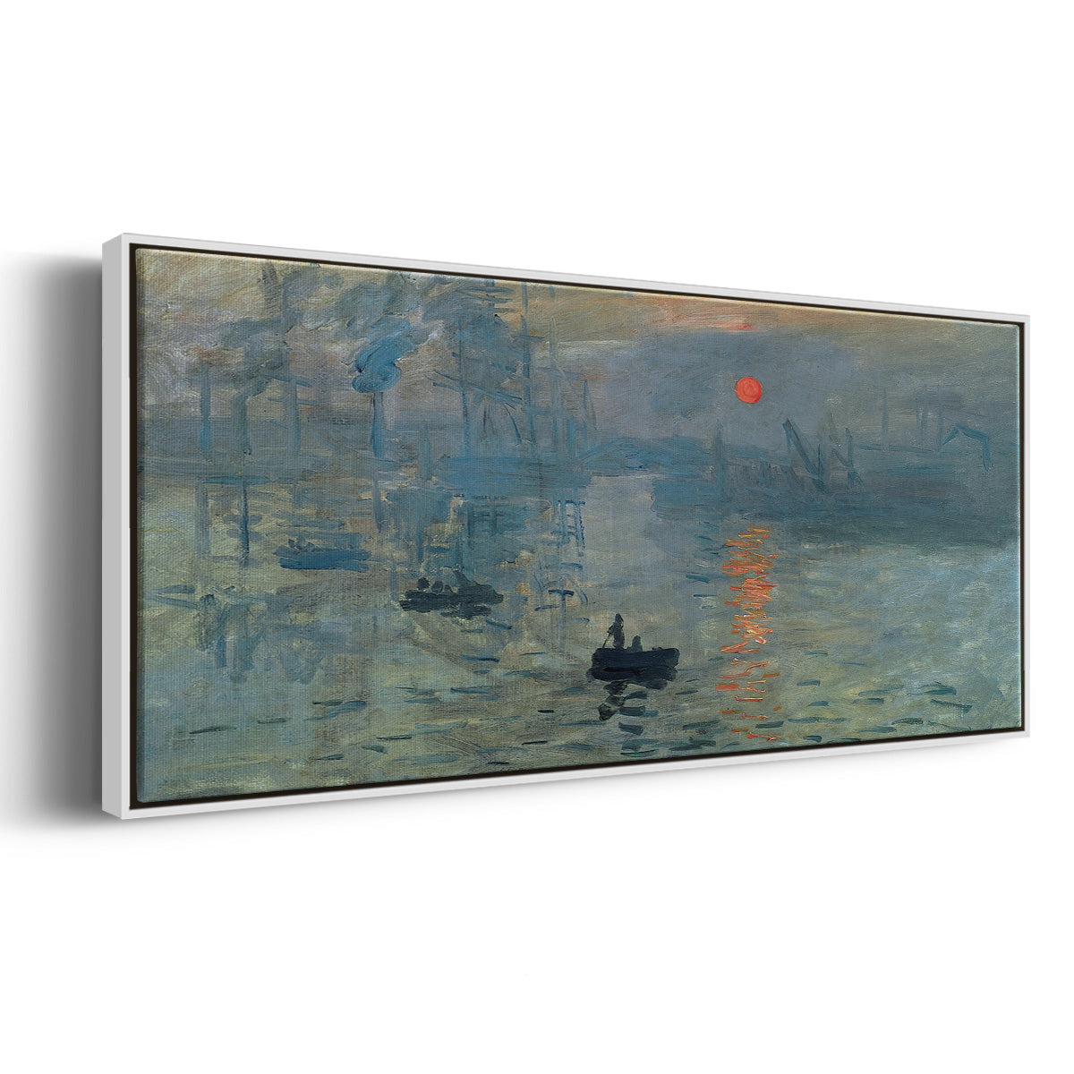 Impression Sunrise - Floater Framed Canvas Print