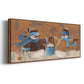 Snowball Bucket - Floater Framed Canvas Print