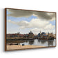 View of Delft, c. 1660-1661 - Floater Framed Canvas Print