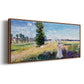 The Promenade, Argenteuil, 1875 - Floater Framed Canvas Print