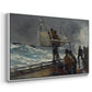 The Signal of Distress, c. 1896 - Floater Framed Canvas Print