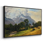 Mountains in Berchtesgaden - Floater Framed Canvas Print
