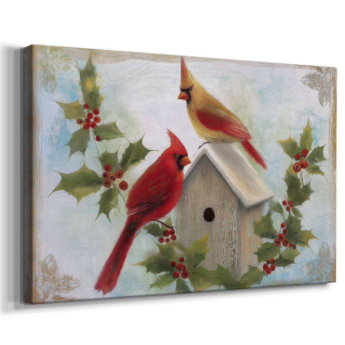 Midnight of Golden Midwinter - Canvas Art Print