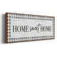 Home Sweet Home - Floater Framed Canvas Print