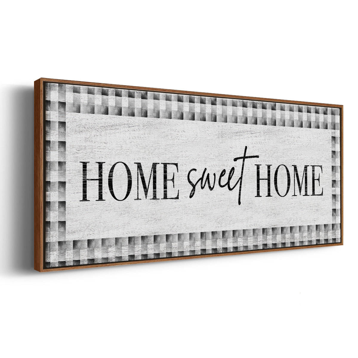 Home Sweet Home - Floater Framed Canvas Print