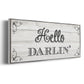 Hello Darlin' - Floater Framed Canvas Print