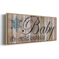 Baby It's Cold - Floater Framed Canvas Print
