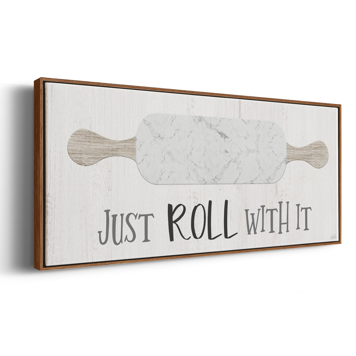 Roll With It - Floater Framed Canvas Print