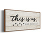 Us and Our Cat - Floater Framed Canvas Print