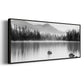 Mountain Reflection - Floater Framed Canvas Print