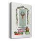 Festive Front Door Collection B - Gallery Wrapped Canvas