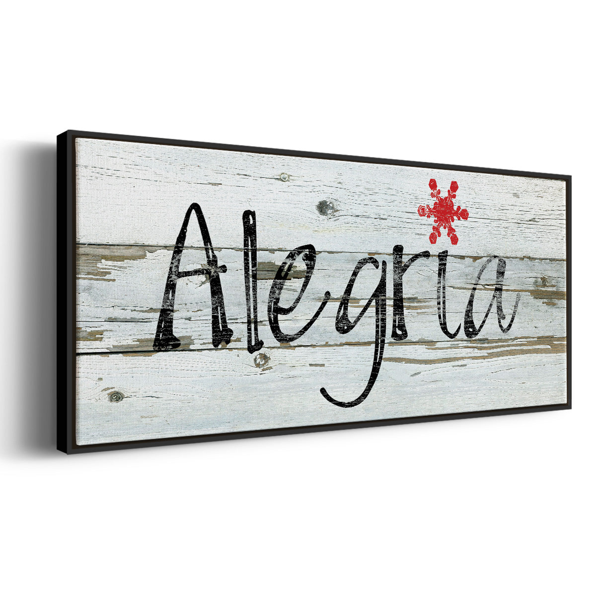 Alegria - Floater Framed Canvas Print