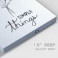 Simple Things Sketch - Canvas Art Print