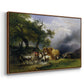 The Harvest Wagon (Der Heuwagen), c. 1850 - Floater Framed Canvas Print