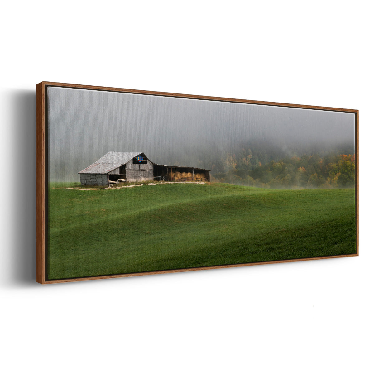 Mountain Air - Floater Framed Canvas Print