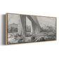 Richmond from the James - Floater Framed Canvas Print