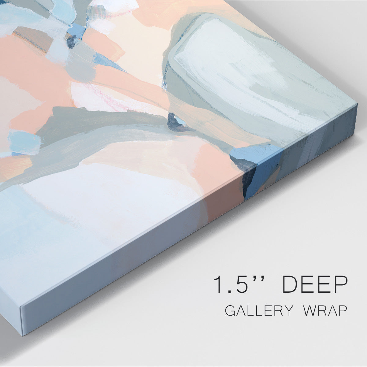 Pastel Cavern I Premium Gallery Wrapped Canvas - Ready to Hang