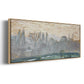 Winter Landscape with Evening Sky, 1870 - Floater Framed Canvas Print