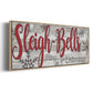 Sleigh Bells - Floater Framed Canvas Print