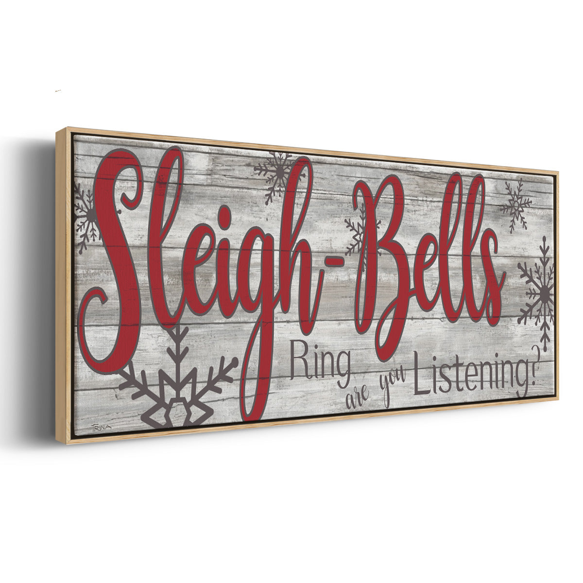 Sleigh Bells - Floater Framed Canvas Print