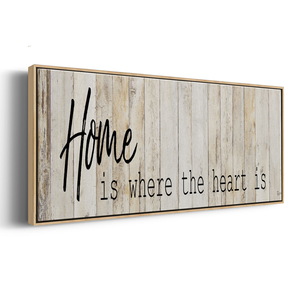 Home - Floater Framed Canvas Print