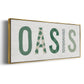 Oasis Cabana - Floater Framed Canvas Print