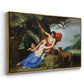Venus and Adonis, 1632 - Floater Framed Canvas Print