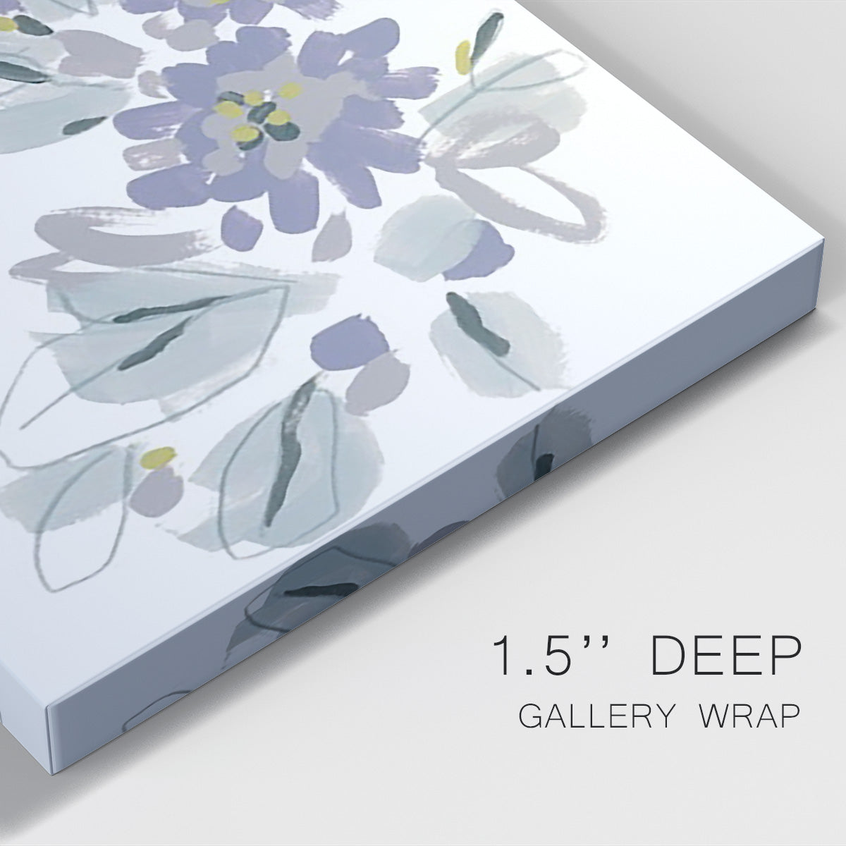 Periwinkle Patch II - Canvas Art Print