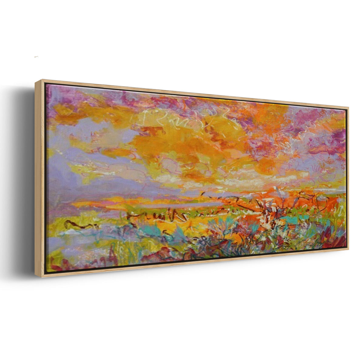 Radiance Remembered - Floater Framed Canvas Print