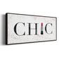 Chic - Floater Framed Canvas Print