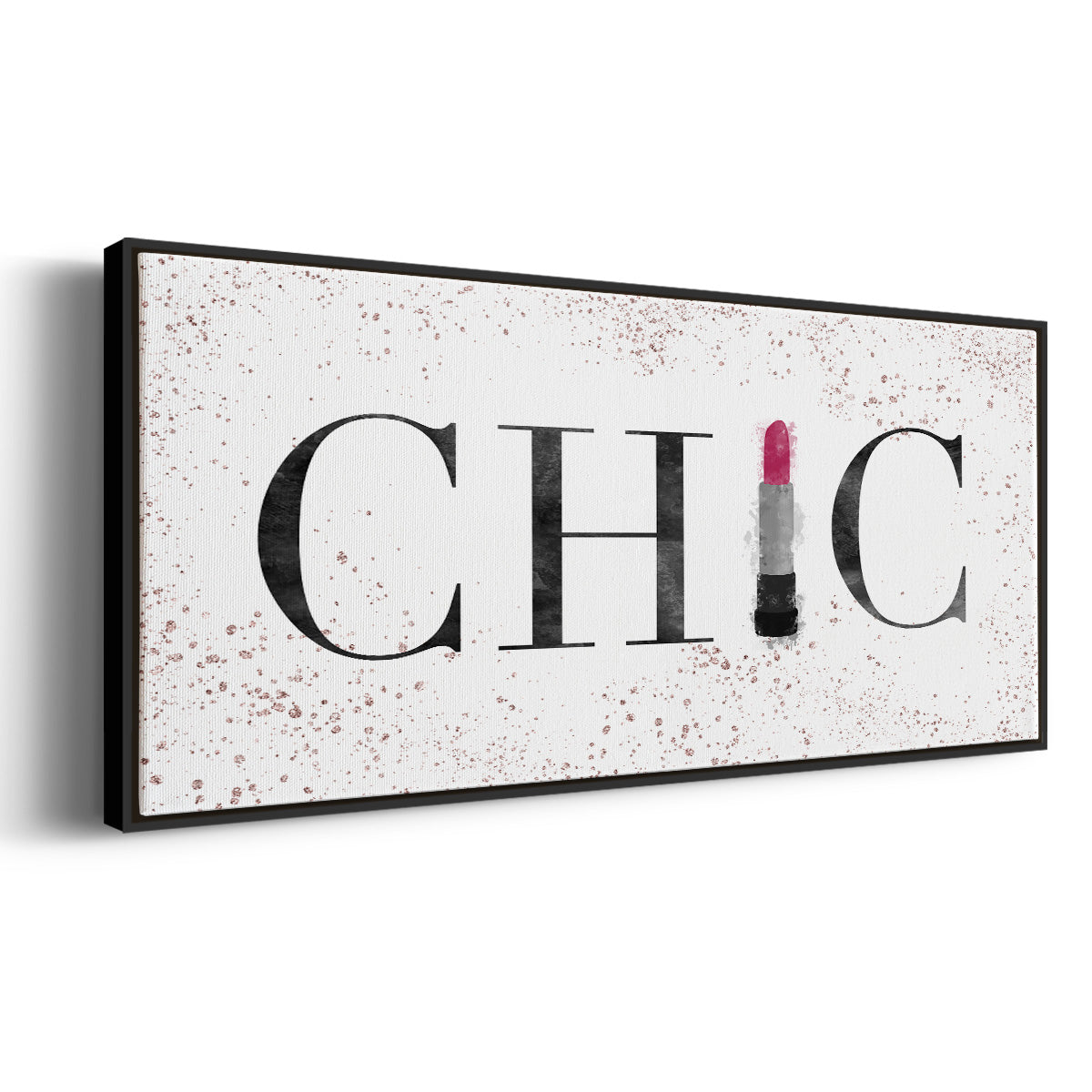 Chic - Floater Framed Canvas Print