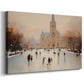 Tinsel-Gold Whisper of Dusk - Canvas Art Print