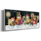 Christmas Lineup - Floater Framed Canvas Print