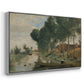Landscape at Arleux-du-Nord, c. 1871-1874 - Floater Framed Canvas Print