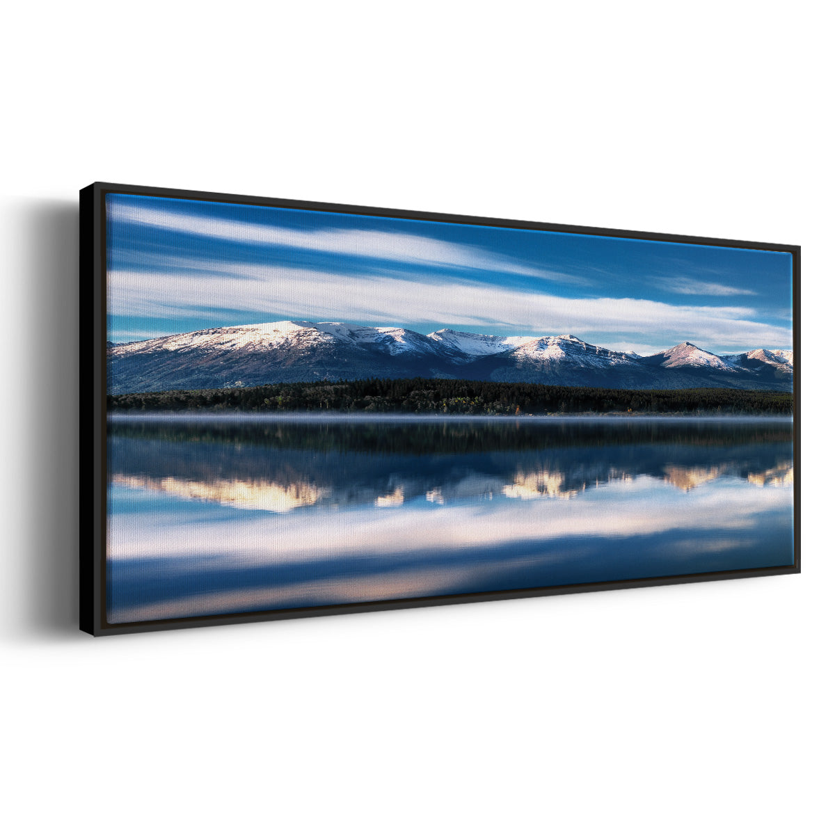 Pyramid Lake - Floater Framed Canvas Print