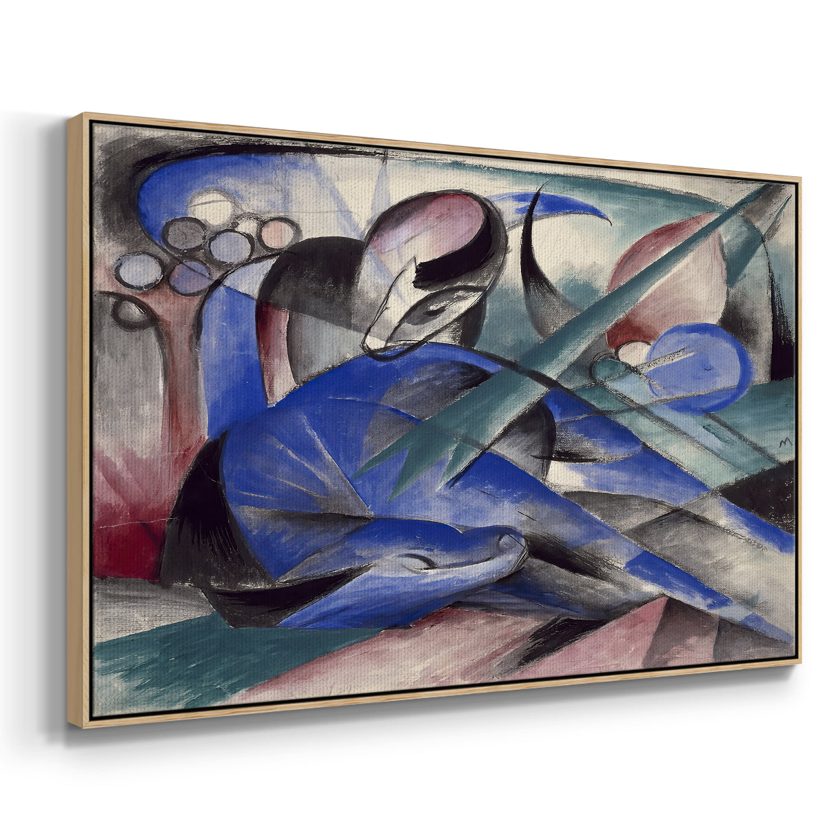 Dreaming Horse, 1913 - Floater Framed Canvas Print