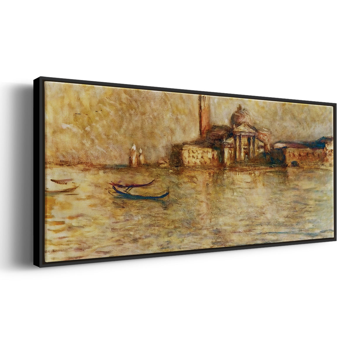 Venice, San Giorgio Maggiore, 1908 - Floater Framed Canvas Print