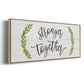 Stronger Together - Floater Framed Canvas Print