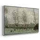 Washerwomen in a Willow Grove, c. 1871 - Floater Framed Canvas Print