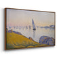 Evening Calm, Concarneau, Opus 220, 1891 - Floater Framed Canvas Print