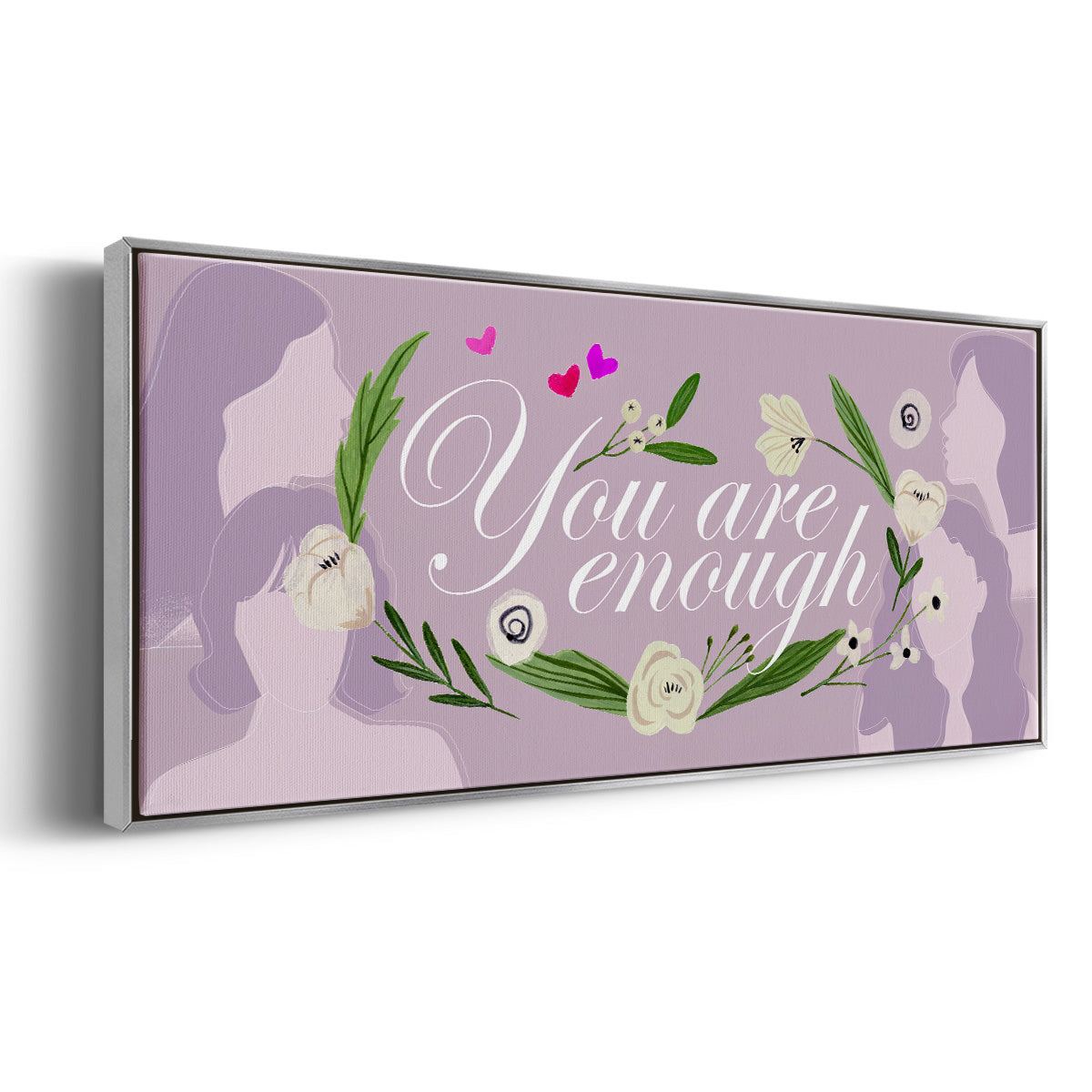 Happy Galentine's Day Collection D - Floater Framed Canvas Print