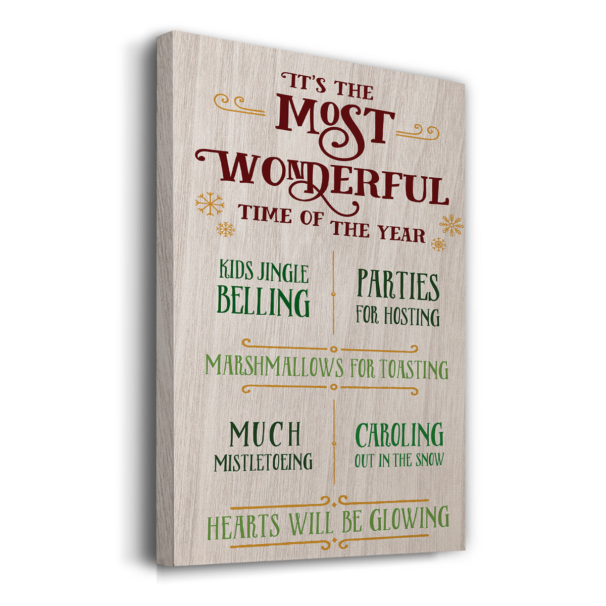 Most Wonderful - Gallery Wrapped Canvas