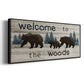 Bears Welcome - Floater Framed Canvas Print