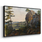 Landscape with the Balbersteine near Miesenbach, 1839 - Floater Framed Canvas Print