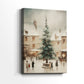 Gilded Whisper of Wreath - Canvas Art Print