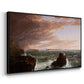 Views Across Frenchman's Bay from Mt. Desert Island, After a Squall, 1845 - Floater Framed Canvas Print
