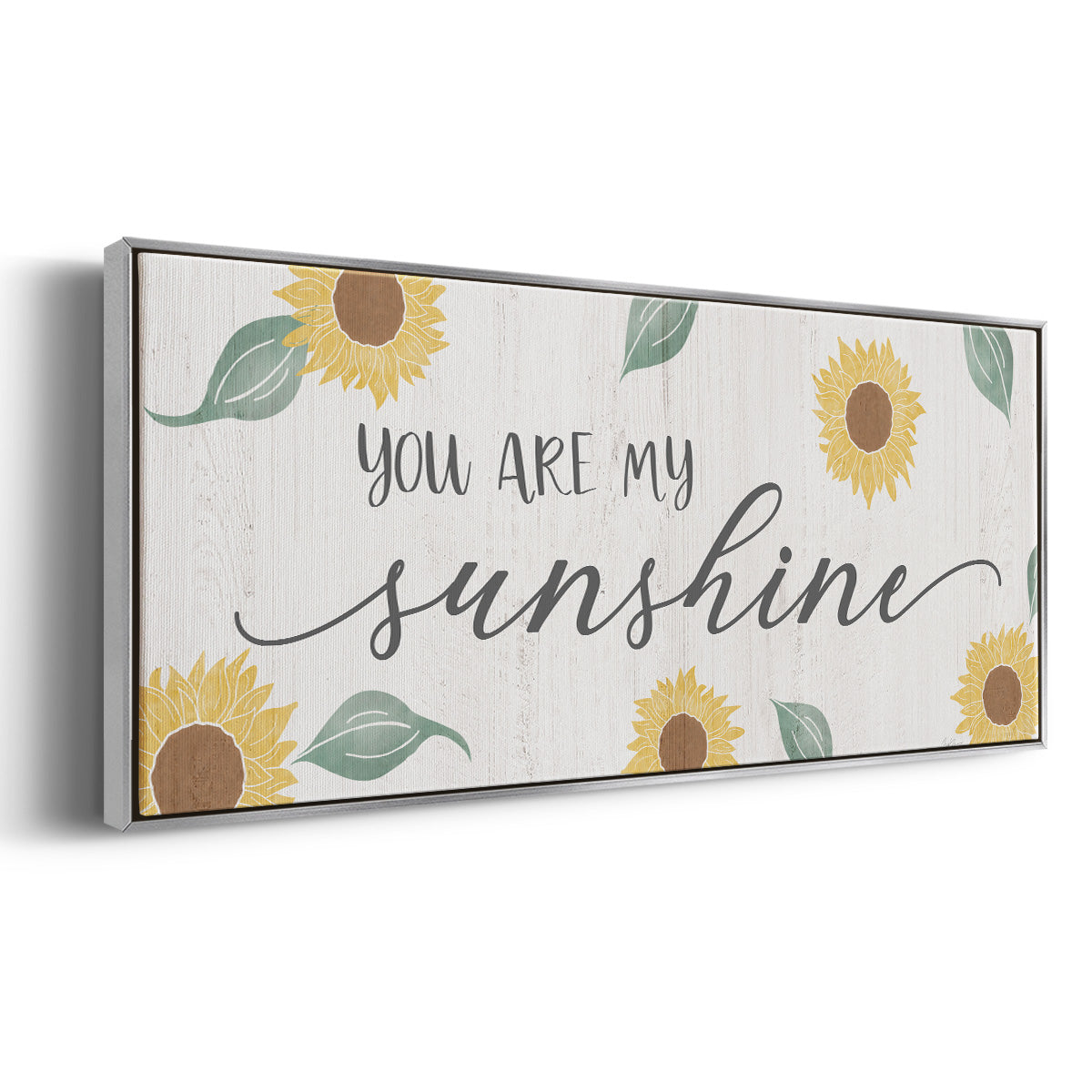 You Are My Sunshine - Floater Framed Canvas Print
